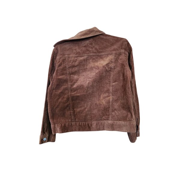Pacsun Womens Corduroy Jacket Light Brown Button Front Size XS - Picture 2 of 3